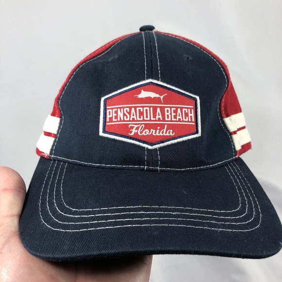 Pensacola Beach Flordia Hat Cap Snapback Adjustable One Size Fits Most OSFM - Picture 12 of 12